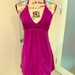 Halter bra top dress